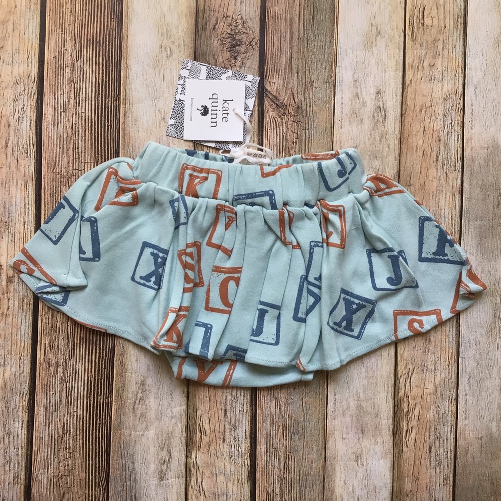 NWT Kate Quinn Alphabet Skirted Bloomer
